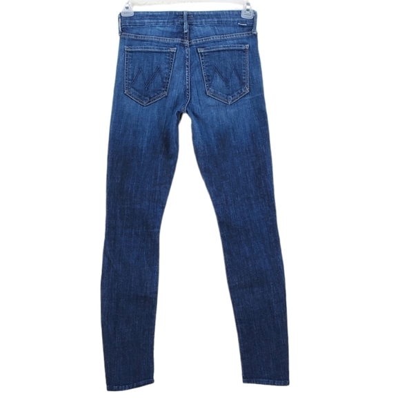 Mother Blue Jeans Looker Clean Sweep 26 (27)x29 Stretchy Skinny Ankle Distressed - Picture 4 of 16